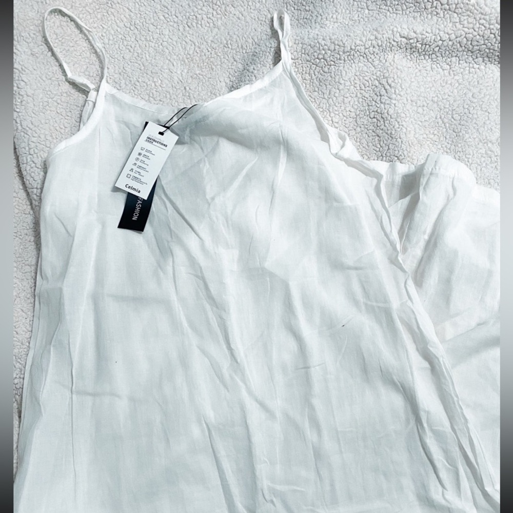 NWT white maxi dress